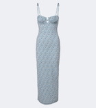 Montce Petal floral maxi dress