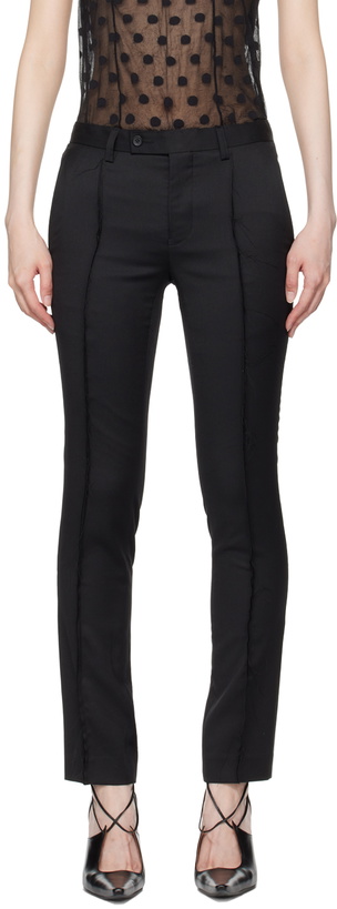 Photo: HODAKOVA Black Pinched Seam Trousers