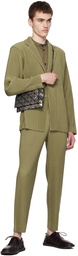 HOMME PLISSÉ ISSEY MIYAKE Khaki Tailored Pleats 1 Blazer