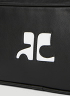 Courrèges - Logo Baguette Shoulder Bag in Black