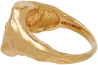 Alighieri Gold 'The Libra' Signet Ring