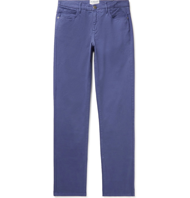 Photo: James Purdey & Sons - Stretch-Denim Jeans - Blue