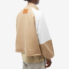 JW Anderson Men's Colour Block Track Top in Beige