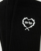 Arte Antwerp Arte Leaves Socks Black - Mens - Socks