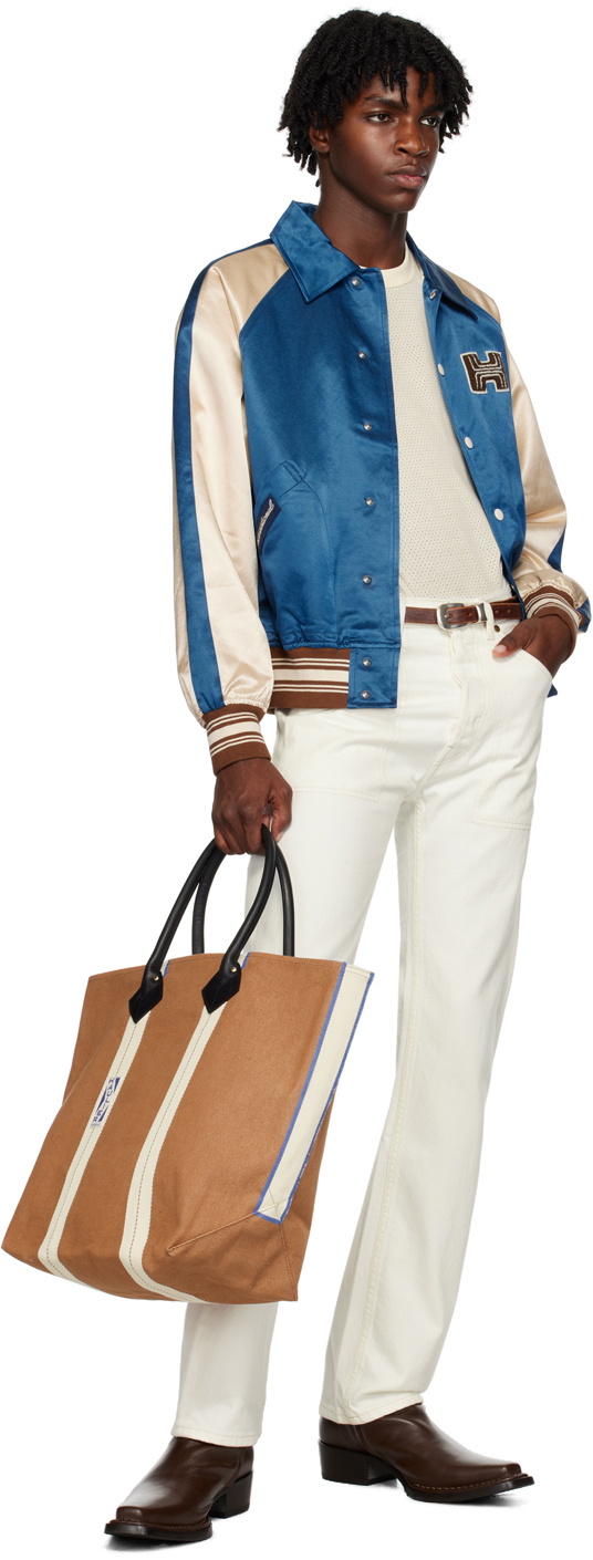 HAULIER Off-White Straight-Leg Jeans