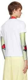 Meryll Rogge White Floral T-Shirt