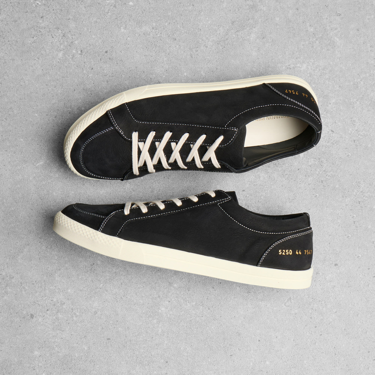 Common Projects Men's Skate Nubuck Sneaker in Black