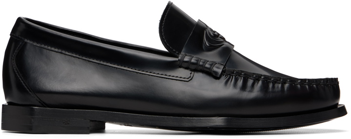 Photo: Casablanca Black Leather Loafers