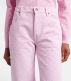 Gucci GG jacquard straight jeans