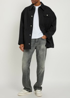 Ami Paris Canvas Overshirt Black