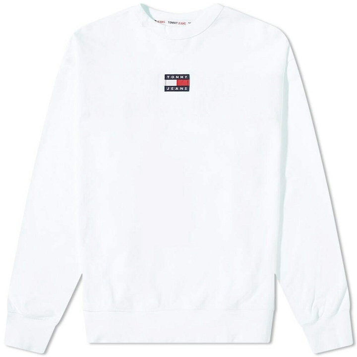 Photo: Tommy Jeans Men's Archive Flag Crew Sweat in White