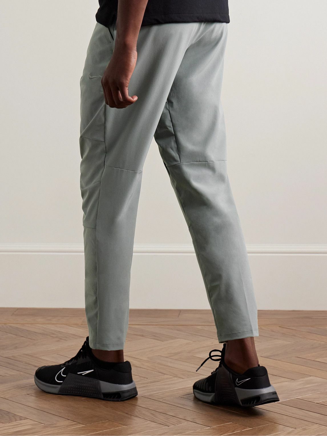 Nike Training - Unlimited Tapered Dri-Fit Trousers - Gray