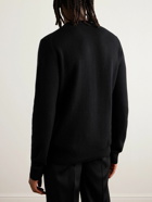 Dolce&Gabbana - Logo-Appliquéd Wool Sweater - Black