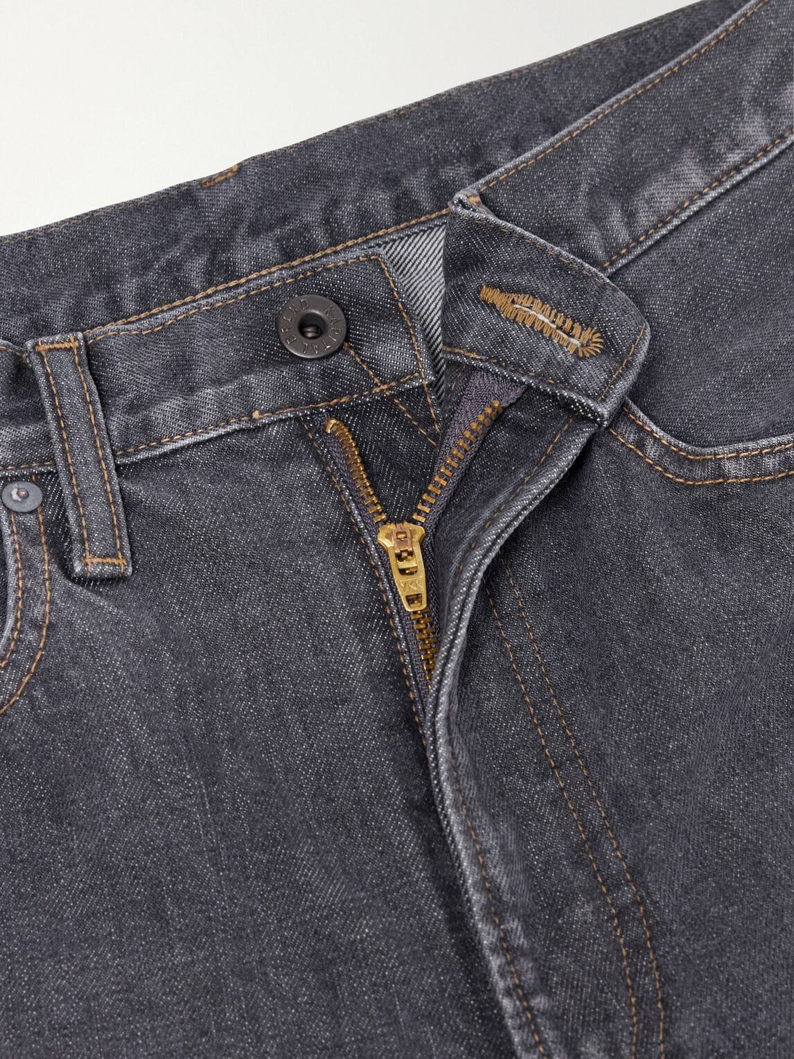 KAPITAL - Straight-Leg Jeans - Black