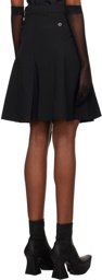 HODAKOVA Black Raw Edge Midi Skirt