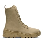 YEEZY Taupe Nubuck Military Boots