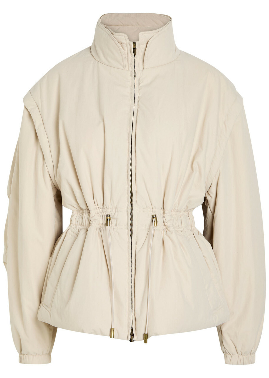 Isabel Marant étoile Dastyni Detachable-sleeve Padded Coat Ecru