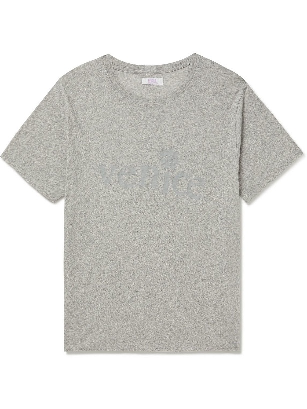 Photo: ERL - Venice Printed Cotton-Jersey T-Shirt - Gray