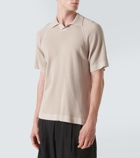 Giorgio Armani Cotton and cashmere polo shirt