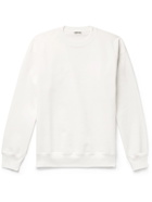 Auralee - Cotton-Jersey Sweatshirt - White