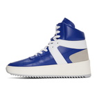 Fear of God SSENSE Exclusive Blue and White Basketball High-Top Sneakers