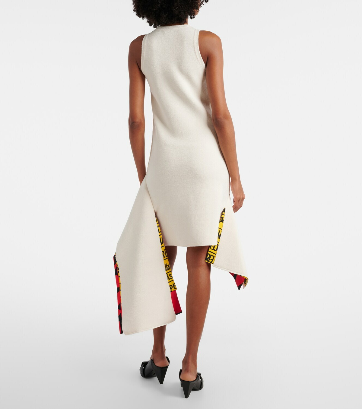 Loewe Asymmetric printed minidress