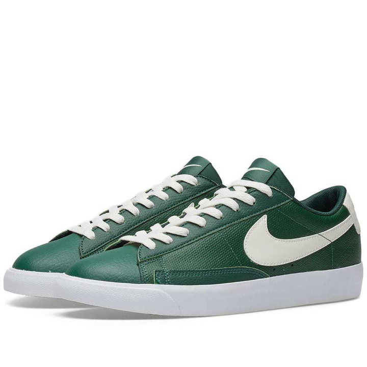 Photo: Nike Blazer Low Leather Green