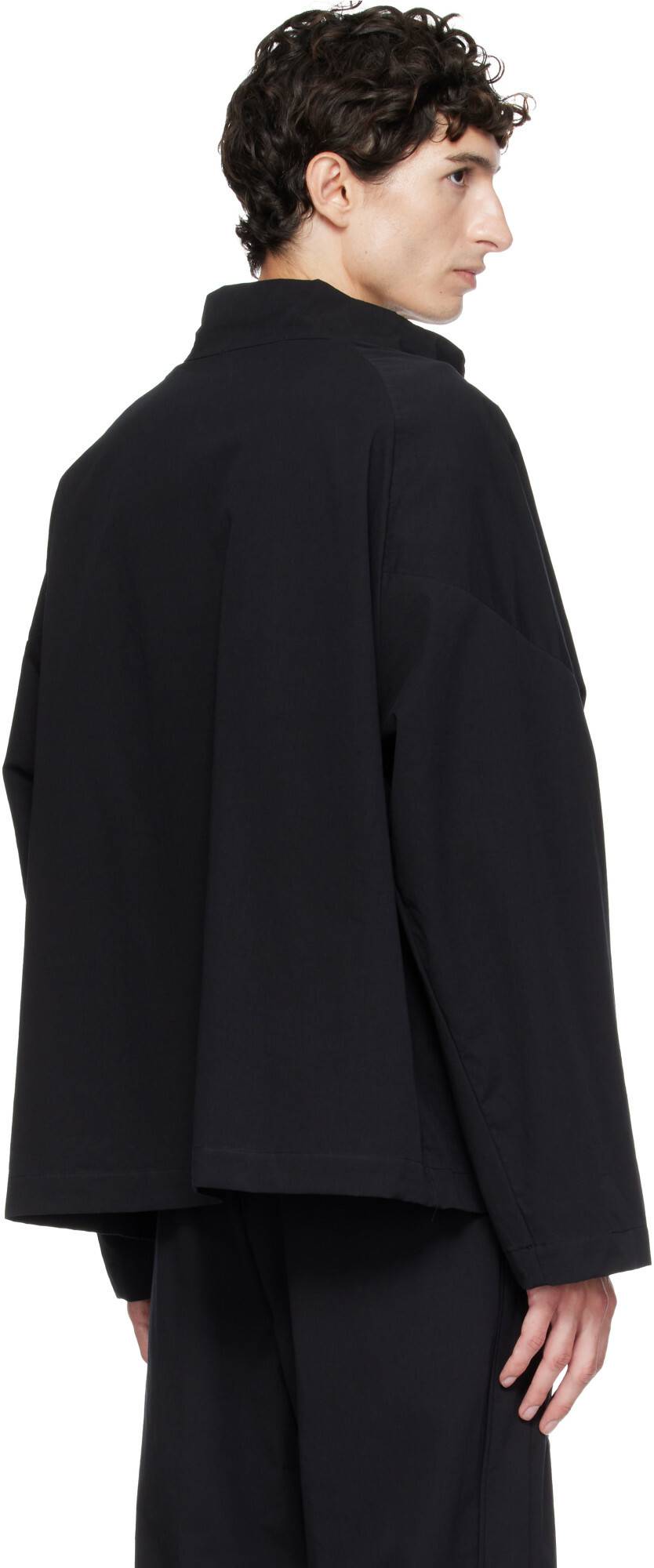 Kiko Kostadinov Black Graatsma Smock Jacket