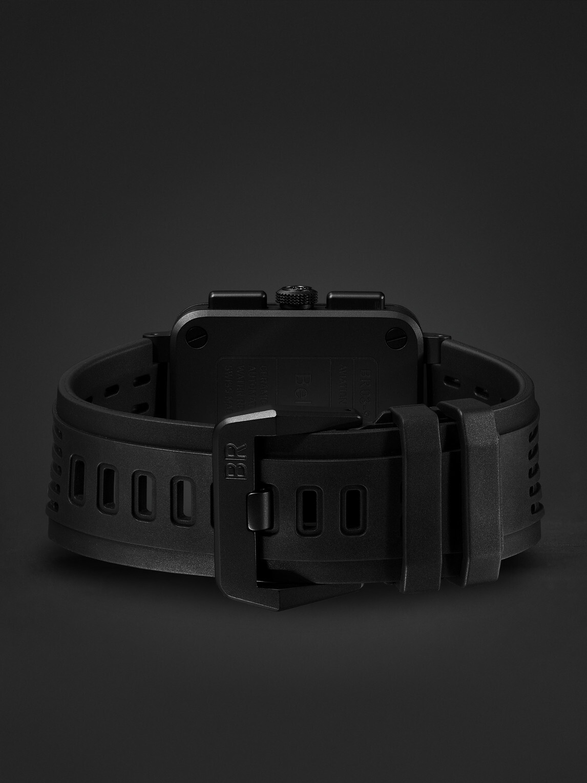 Bell & Ross - BR 03-94 Multimeter Limited Edition Automatic 42mm Ceramic and Rubber Watch, Ref. No. BR0394-SW-CE/SRB
