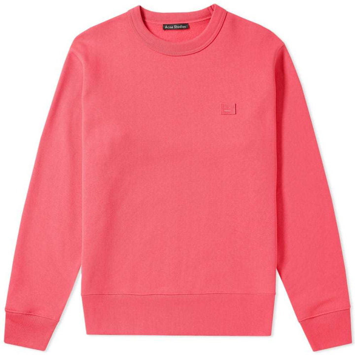 Photo: Acne Studios Fairview Face Crew Sweat Pink