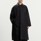 Studio Nicholson Men's Revere Trench Coat in Darkest Navy