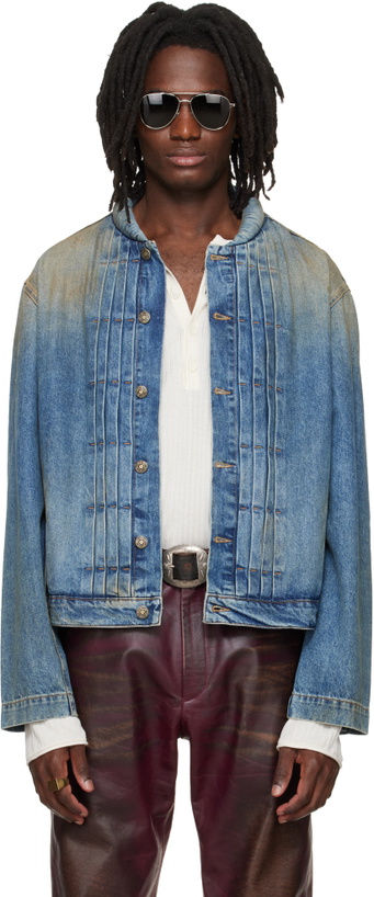 Photo: 424 Blue Collection Trucker Denim Jacket
