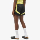Martine Rose Men's Football Short in Black/Yellow