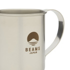 BEAMS JAPAN Stainless Steel Mug in Silver 