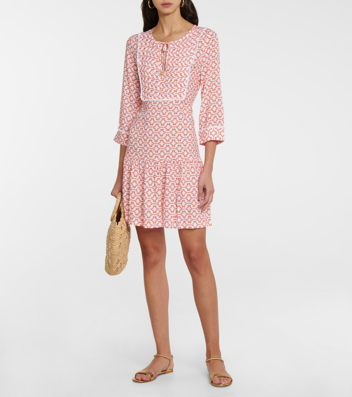 Heidi Klein Arabian Sunset printed minidress