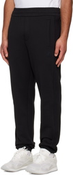 Moncler Black Cotton Sweatpants
