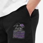 PACCBET Men's Clown Logo Sweat Pant in Black