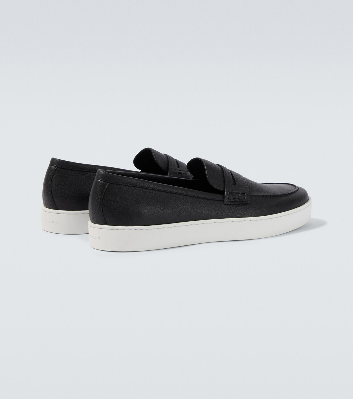 Manolo Blahnik Ellis leather loafers
