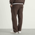 ANNIE HOOD Men's Inside Out College Straight Joggers in Washed Brown