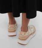 Chloé Nama leather sneakers