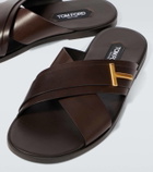 Tom Ford Preston leather sandals