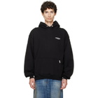 Represent Black Printed 'Owners Club' Hoodie