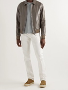 TOM FORD - Leather Blouson Jacket - Green