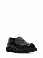 DOLCE & GABBANA - City Trek Squared Brushed Leather Loafer