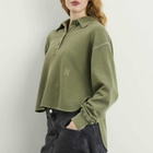 Closed Women's Rugby Shirt in Army Green