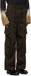 Feng Chen Wang Brown Cotton Cargo Pants
