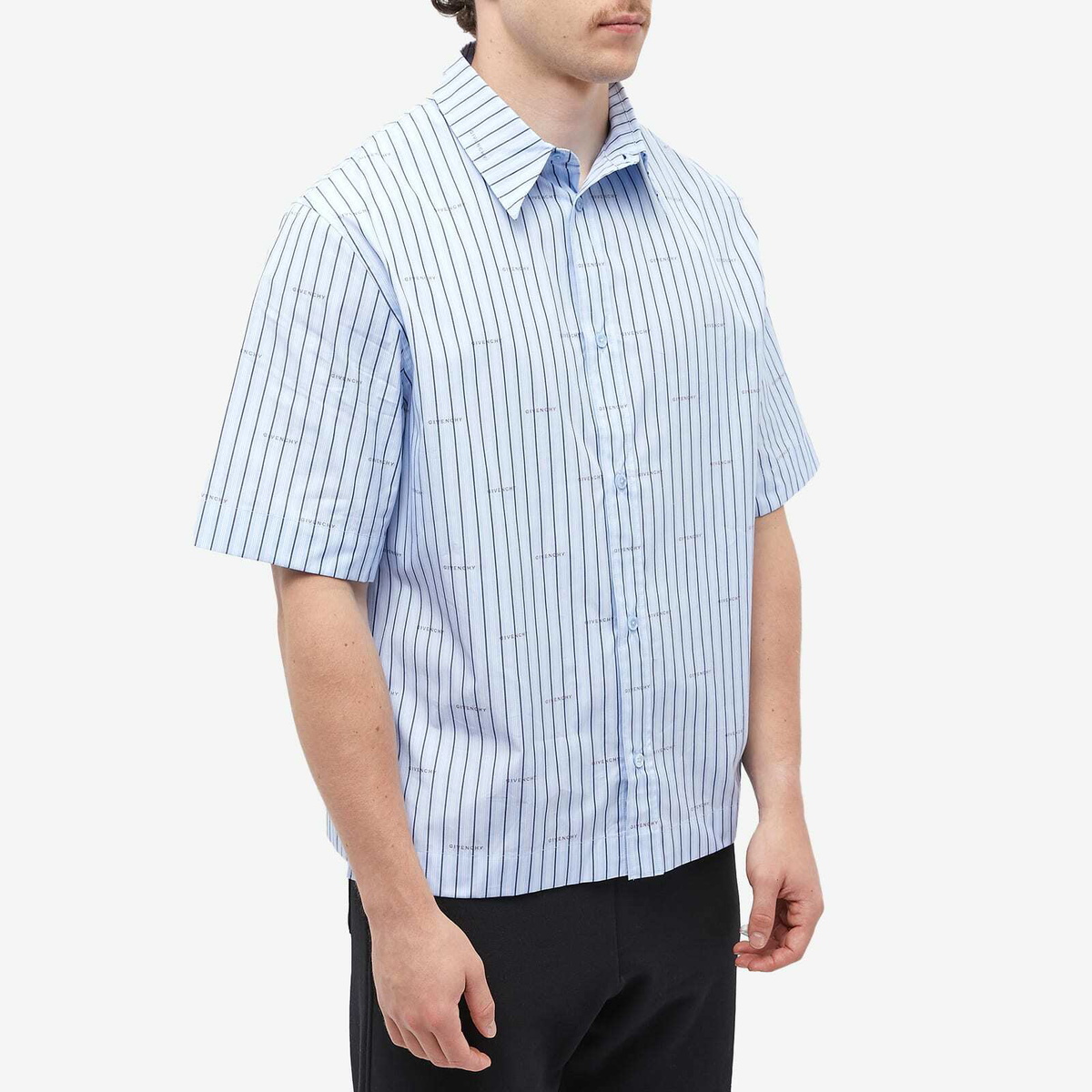 Baby blue cheap givenchy shirt