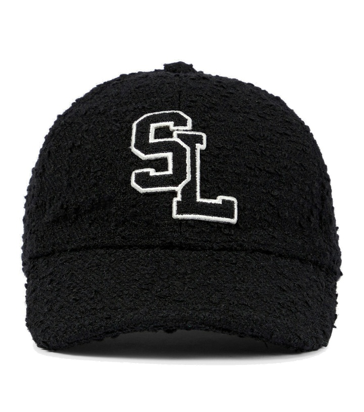 Photo: Saint Laurent - Logo wool-blend bouclé cap