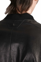 Salvatore Santoro Bomber Jacket In Black Leather