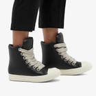Rick Owens Women's Jumbo Lace Padded Sneakers in Black